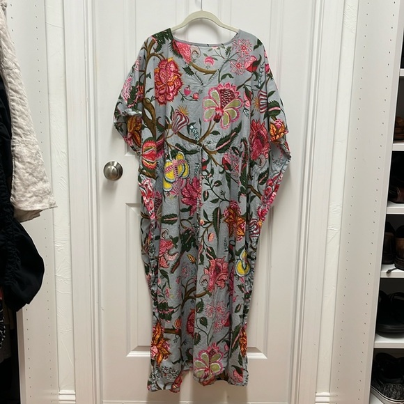 Woman’s‎ Boho Floral Maxi Printed Kaftan - Picture 1 of 4